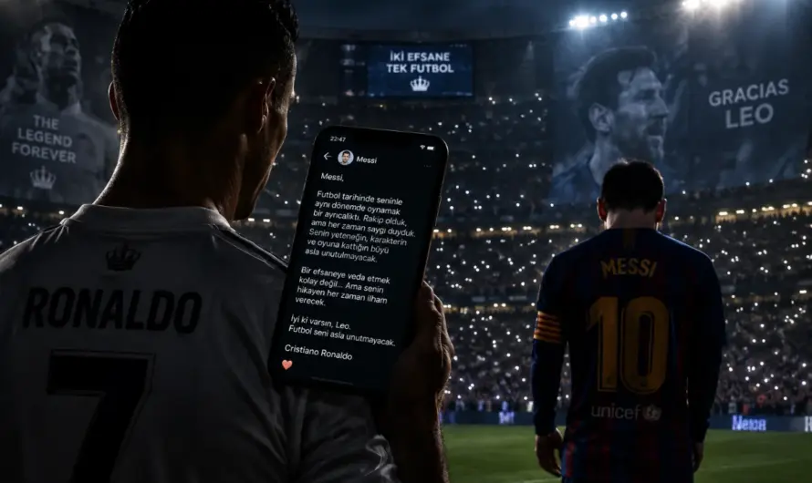 Futbol Dünyasında Bir Devrin Sonu: Messi’nin Vedası ve Ronaldo’nun Saygı Duruşu